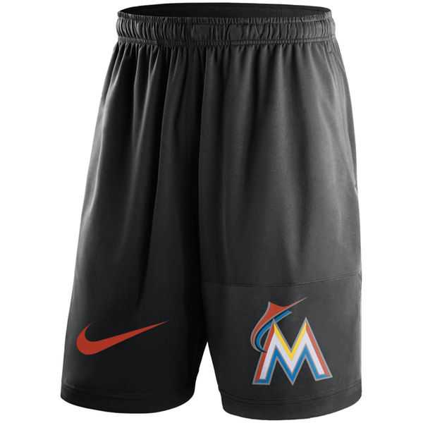 Men's Miami Marlins Nike Black Dry Fly Shorts FengYun,We sell and wholesale Men's Miami Marlins Nike Black Dry Fly Shorts FengYun on line form chian!